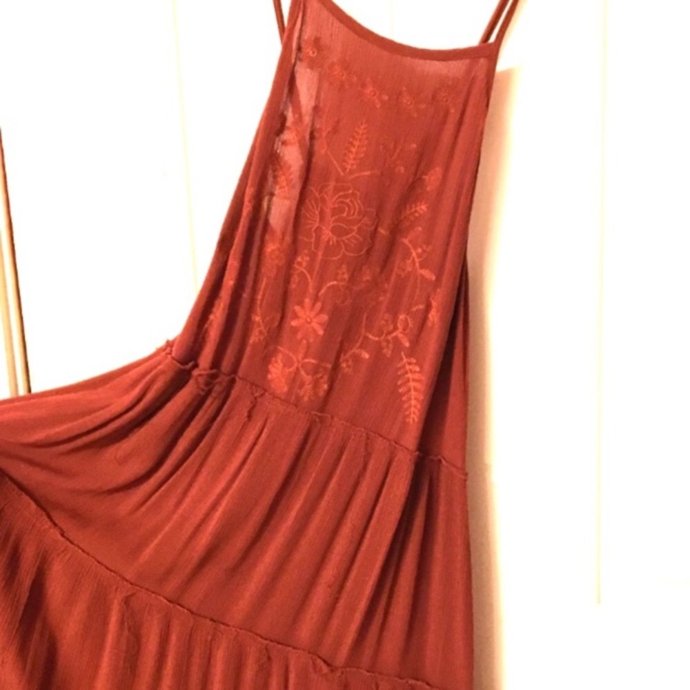 Dark orange sundress☀️